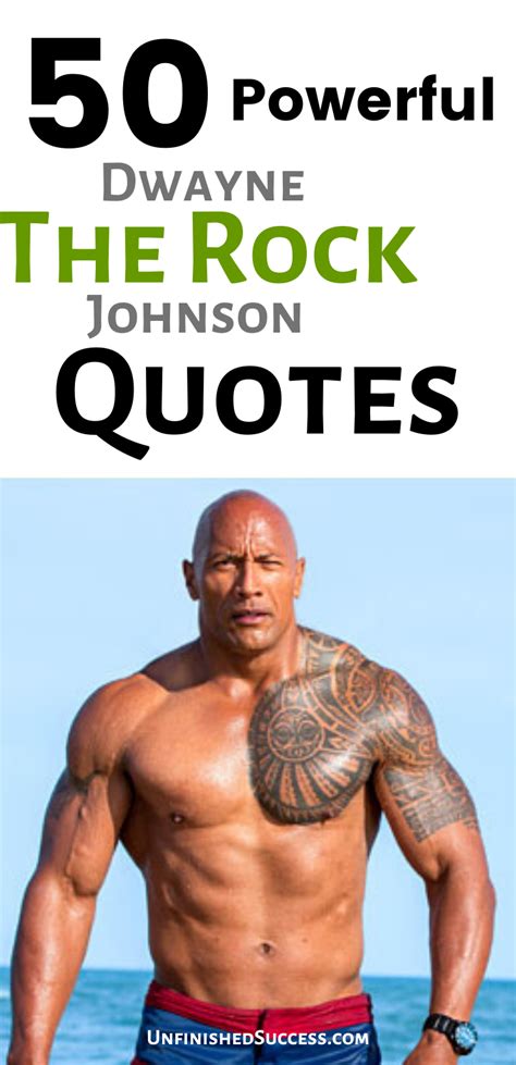 50 Best Motivational Dwayne “The Rock” Johnson Quotes | Dwayne the rock ...