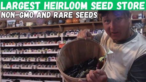 My Favorite Heirloom Seeds in Baker Creek's Massive Seed Store - YouTube