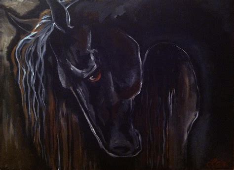 Dark Horse Painting