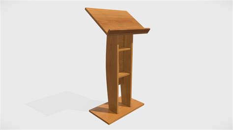 Lectern - Pulpit - Buy Royalty Free 3D model by We3Do (@we3DoModel ...