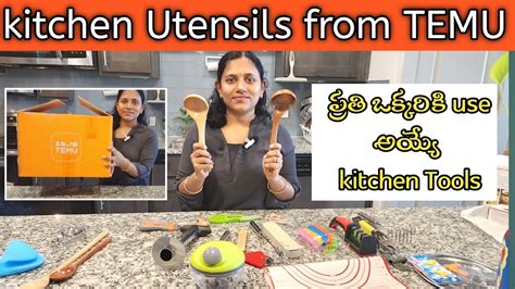 kitchen Utensils from TEMU|Temu kitchen haul| very useful kitchen Tools ...