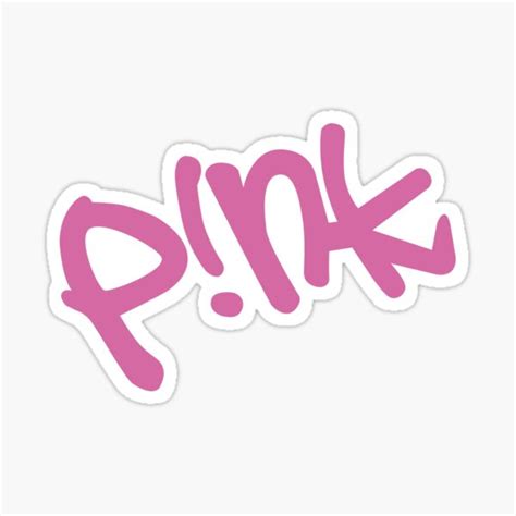 "P!nk Logo" Sticker by Ambiejoy | Redbubble