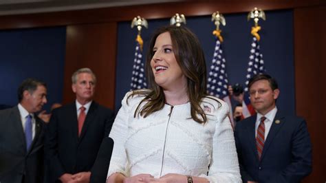 House Republicans elect Trump defender Elise Stefanik to No. 3 post ...