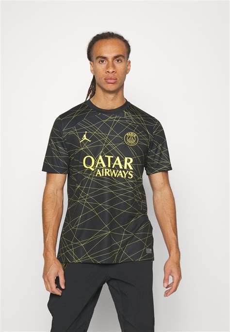 Nike Performance PARIS ST GERMAIN STADIUM 4TH - Club wear - black/tour ...