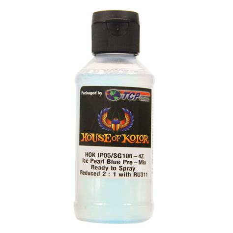 4 oz ICE BLUE House of Kolor Ice Pearl Ready-to-Spray Auto Paint ...