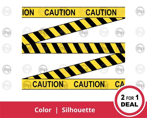 Caution Tape SVG Caution Sign Svg Warning Svg Construction | Etsy