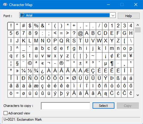 Character Map Windows 11 Shortcut