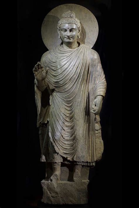 LARGE GANDHARAN STANDING BUDDHA | Gandhara | 仏像, 神像, 仏