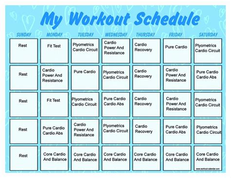 Monthly Workout Schedule Template Awesome 2013 Insanity Workout ...