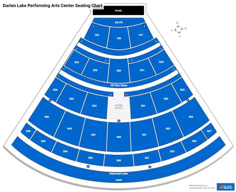 Darien Lake Performing Arts Center Seating Chart - RateYourSeats.com