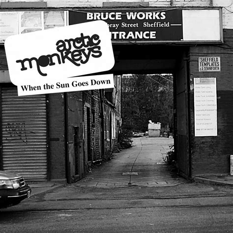 Arctic Monkeys 'When The Sun Goes Down' single cover - Sheffield location - Sheffield Music and ...