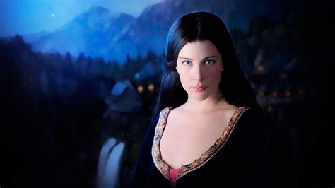 Arwen, Liv Tyler, Women, Blue eyes, The Lord of the Rings, Face, Elves ...