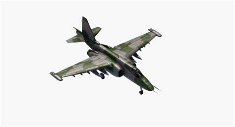 3d Su25 Frogfoot Aircraft Model