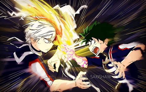 HD wallpaper: Anime, My Hero Academia, Izuku Midoriya, Shoto Todoroki | Wallpaper Flare