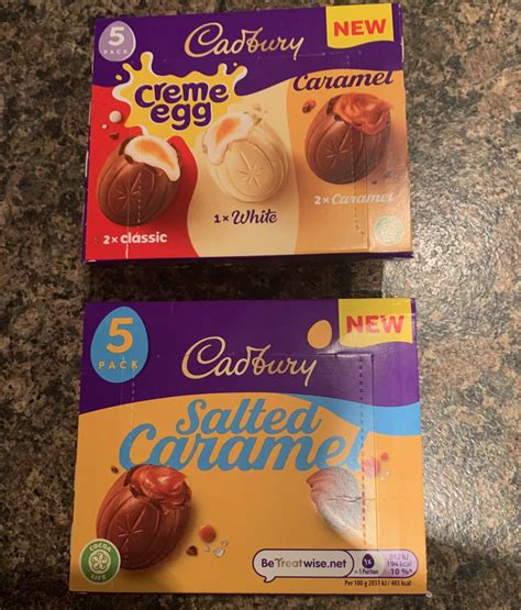 FOODSTUFF FINDS: Cadbury Salted Caramel Creme Eggs and friends By @SpectreUK