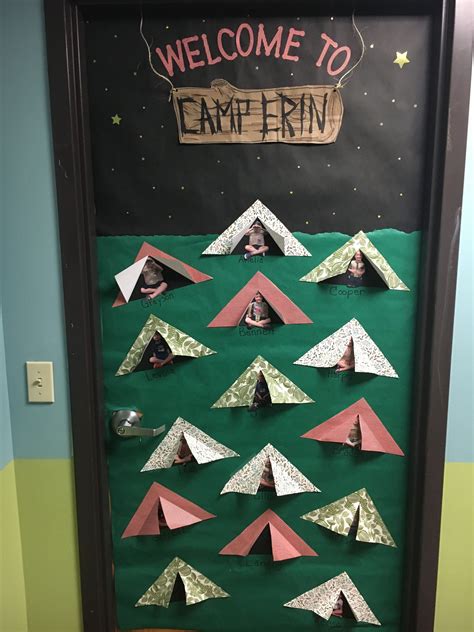 Camping Classroom Door Ideas