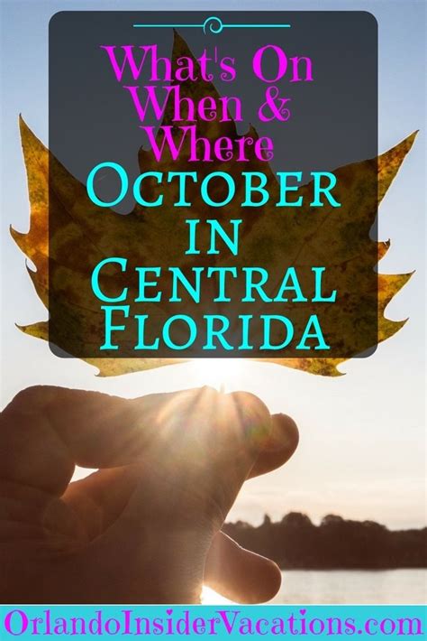 October in Orlando and Central Florida is packed with events and lots of fall events. # ...