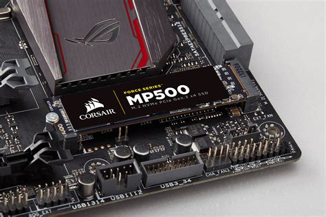 SSD Corsair Force MP500 series NVMe (PCIe Slot) M.2 2280 SSD 120GB; Up to 3,000MB/s Sequential ...