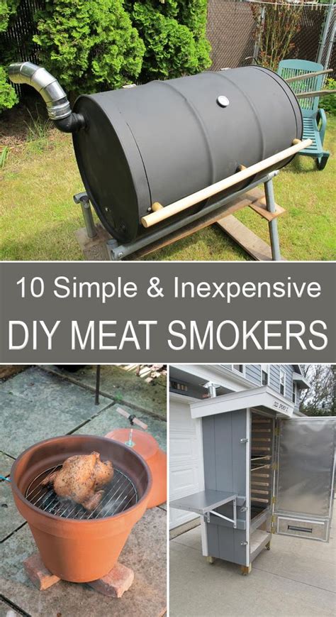 10 Simple and Inexpensive DIY Meat Smokers | Smoking, Meat and Grilling