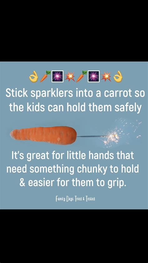 Bonfire night sparklers safety tip | Sparklers, Bonfire night, Safety tips