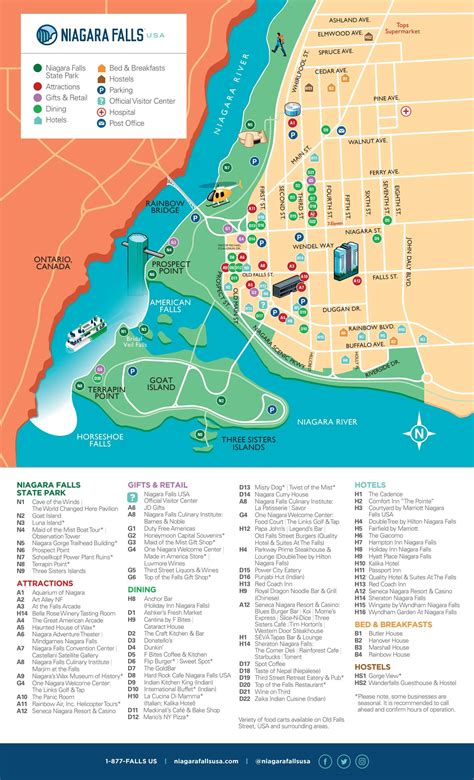 Downtown Niagara Falls Walking Map by Destination Niagara USA - Issuu