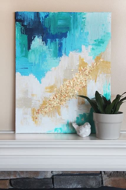 20 DIY Easy Abstract Painting Ideas To Fill The Empty Walls