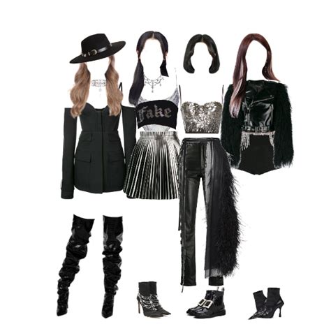 Fashion set The story about a black Swan // created via in 2021 | Kpop fashion outfits, Kpop ...