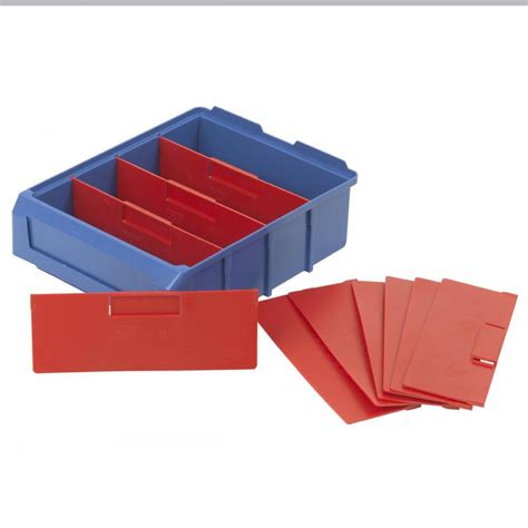 Plastic Closed Front Shelf Bins Dividers | Racking.com