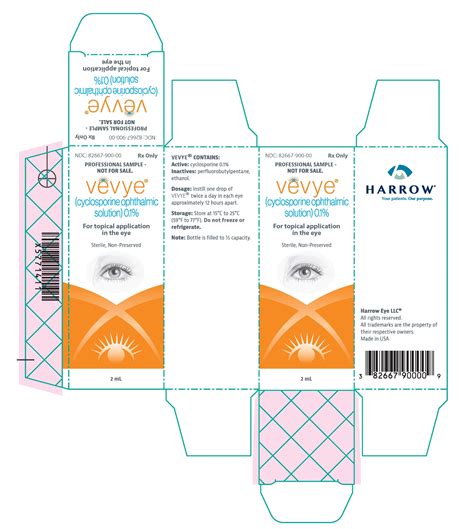 DailyMed - VEVYE- cyclosporine ophthalmic solution solution/ drops