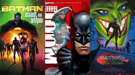 10 Best Animated Batman Movies, Ranked by IMDB Score