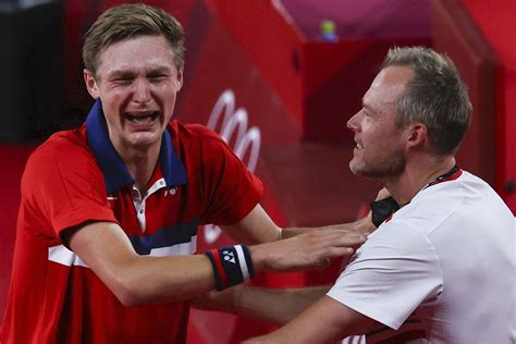 WATCH: Denmark’s Axelsen Viktor Breaks Down After Defeating Defending ...