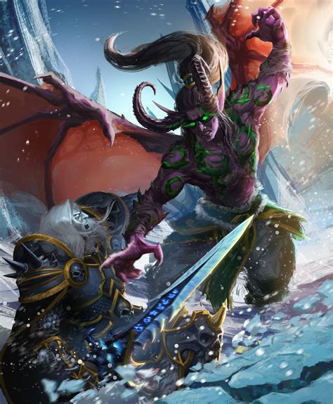 ArtStation - arthas vs illidan, Tuấn Anh Thái World Of Wacraft, Wow ...