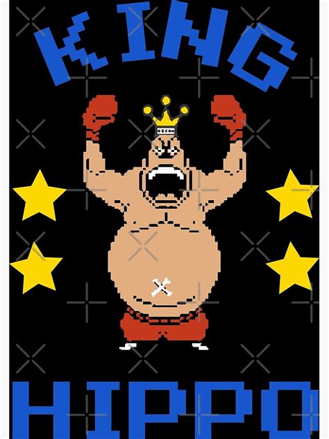 "King Hippo Mike Tyson's Punch-out!!!" Poster for Sale by FromThe8Tees ...