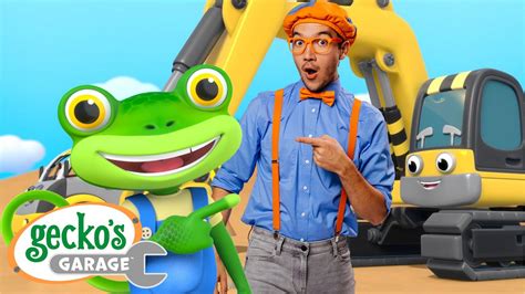 Excavator Song ft. @Blippi｜Gecko's Garage｜Fun Dance For Toddlers - YouTube