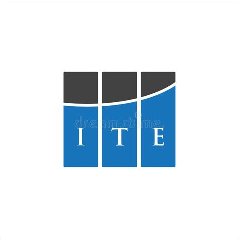 ITE Letter Logo Design on WHITE Background. ITE Creative Initials Letter Logo Concept. ITE ...