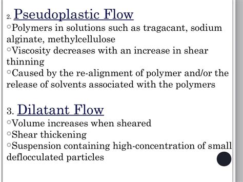 Rheology Of Fluids