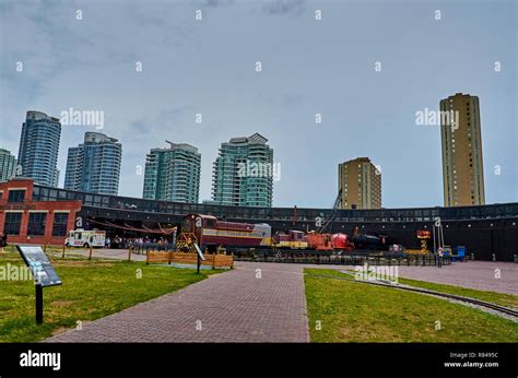 Old train at the National Rail Museum. On the side the inscription of ...