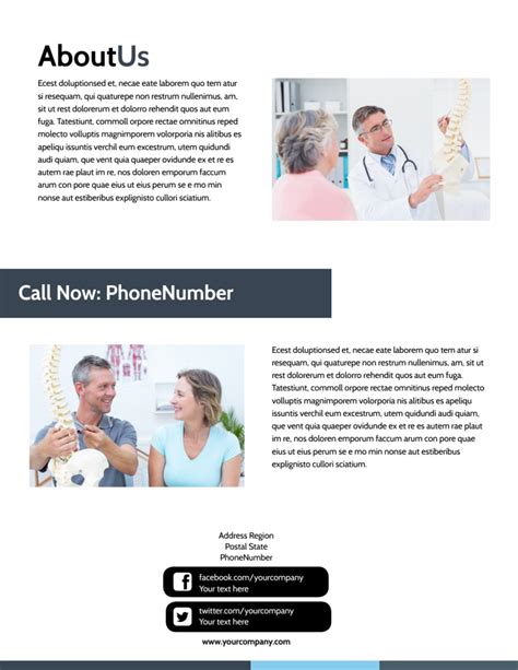 Chiropractor Clinic Flyer Template | MyCreativeShop