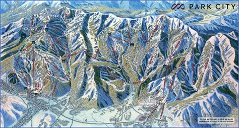 Park City Mountain Resort Map - ToursMaps.com