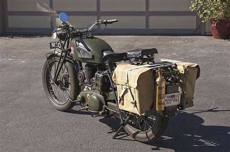 1940 BSA M20 military motorcycle