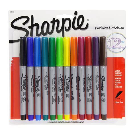 Sharpie Permanent Marker Ultra Fine Point 12 set - UNFADE.COM