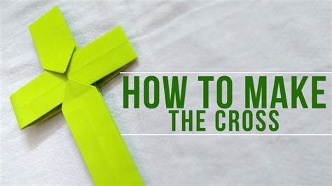 HOW TO MAKE CROSS IN PAPER | PAPER CROSS CRAFT | 4K VIDEO - YouTube