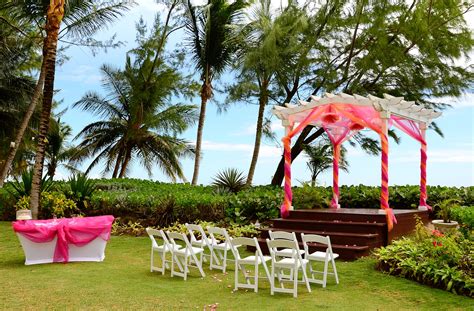 One of our garden wedding setups at #TurtleBeach! | Barbados wedding, Destination wedding venues ...