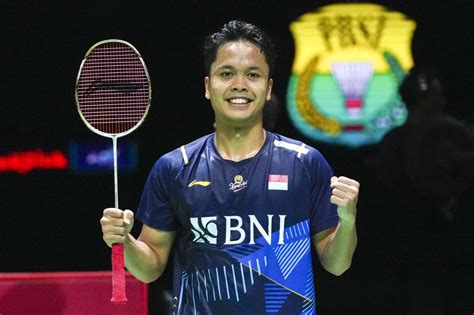 Hometown hero Anthony Ginting and world No.1 Axelsen smash their way into Indonesia Open final ...