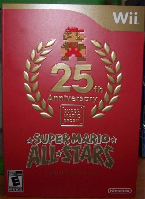 SUPER MARIO ALL STARS 25th anniversary. LIMITED Edition Game WII