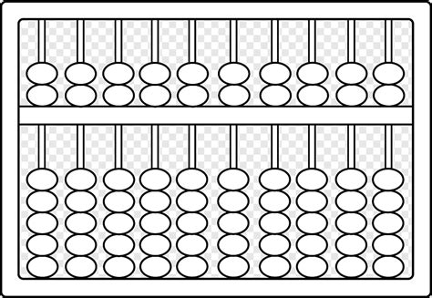 Duckboard seni garis, Abacus s, persegi panjang, monokrom, Anggar rumah png | PNGWing