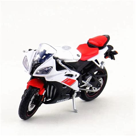 Maisto Alloy Motorcycle Toy 1:18 Scale Emulation Yamaha YZF R6 ...