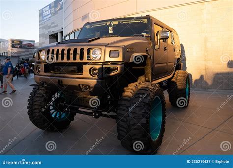 Monster Hummer H2 Showcased at the SEMA Show Editorial Photography ...