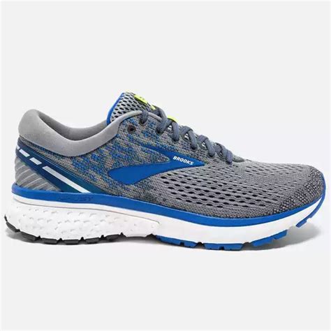 Brooks Ghost 11 Men's Grey/Blue Road Running Shoes | Laurie's Shoes