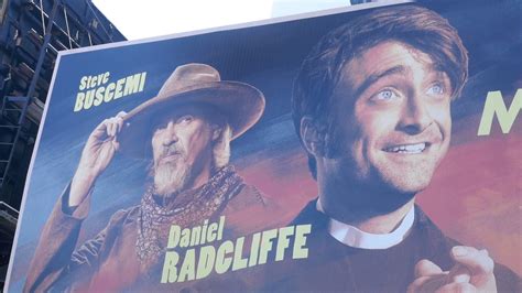 Daniel Radcliffe Steve Buscemi Miracle Workers Oregon Trail Billboard TBS Sunset Blvd LA CA USA ...